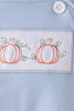 Blue Pumpkin Embroidery Bubble