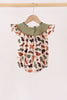 Camouflage Pumpkin Embroidery Ruffle Bubble