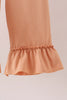 Floral Pumpkin Embroidery Ruffle Pants Set