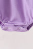 Purple Jack-O-Lantern Applique Ruffle Bubble