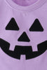 Purple Jack-O-Lantern Applique Top