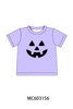 Purple Jack-O-Lantern Applique Top