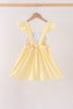 Cream Jack-O-Lantern Applique Ruffle Dress