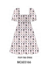 Pink Cat Print Mom Dress