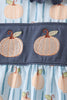 Blue Pumpkin Embroidery Ruffle Dress