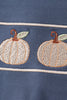 Blue Pumpkin Embroidery Shorts Set