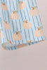 Blue Pumpkin Embroidery Shorts Set