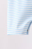 Blue Stripe Football French Knot Jon Jon