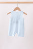 Blue Stripe Football French Knot Jon Jon