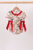 Maroon Farmland Ruffle Bubble