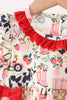 Maroon Farmland Ruffle Bubble