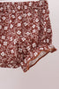 Brown Mallard Applique Ruffle Bloomer Set