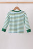 Blue Stripe Mallard Applique Top
