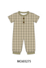 Oat Olive Plaid Romper