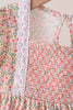 Floral Smocked Lace Pants Set