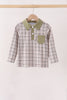 Oat Olive Plaid Button Shirt