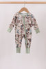 Camouflage Hunting Bamboo Zipper Romper