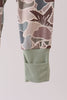 Camouflage Hunting Bamboo Zipper Romper