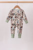 Camouflage Hunting Bamboo Zipper Romper
