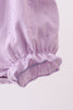 Purple Candy Smocked Bubble