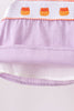 Purple Candy Smocked Bloomer Set