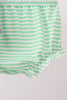 Purple witch applique stripe bloomer set