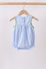 Blue Pumpkin Embroidery jacquard Ruffle Bubble