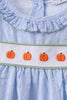 Blue Pumpkin Embroidery jacquard Ruffle Dress
