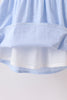 Blue Pumpkin Embroidery jacquard Ruffle Dress