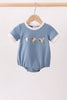 Teal Duck Embroidery Bubble