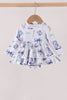 Blue Bow Boots Bubble