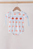 Blue Pumpkin Embroidery Bubble