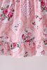 Pink Floral Bamboo Pants Set