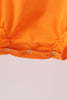 Orange Jack-O-Lantern  Applique Bow Bubble