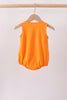 Orange Jack-O-Lantern  Applique Bubble