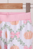 Pink Pumpkin Bow Bmaboo Pants Set