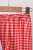 Blue Farm Embroidery Gingham Pants Set
