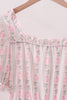 Pumpkin Bow Embroidery Mom Tiered Dress