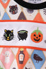 Black Pumpkin cat Embroidery Bubble