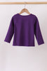 Purple Ghost Applique Top