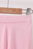 Pink princess floral stripe bamboo pants set