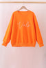 Orange Tennessee Vols Embroidery Mom&me Top