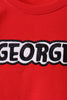 Red Georgia Embroidery Pants Set