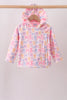 Pink Bow Fleece Hoodie Jacket