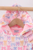 Pink Bow Fleece Hoodie Jacket