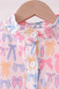 Pink Bow Fleece mom&me Jacket