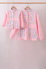 Pink Bow Fleece mom&me Jacket
