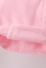 Pink Fleece Bow Coat