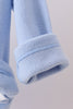 Blue Fleece Bow Coat
