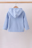 Blue Fleece Bow Coat